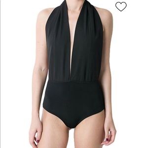 Caribbean Queen backless halter bodysuit